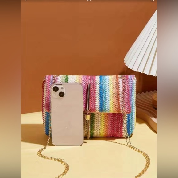 Woven shoulder Bag - Picture 4 of 6